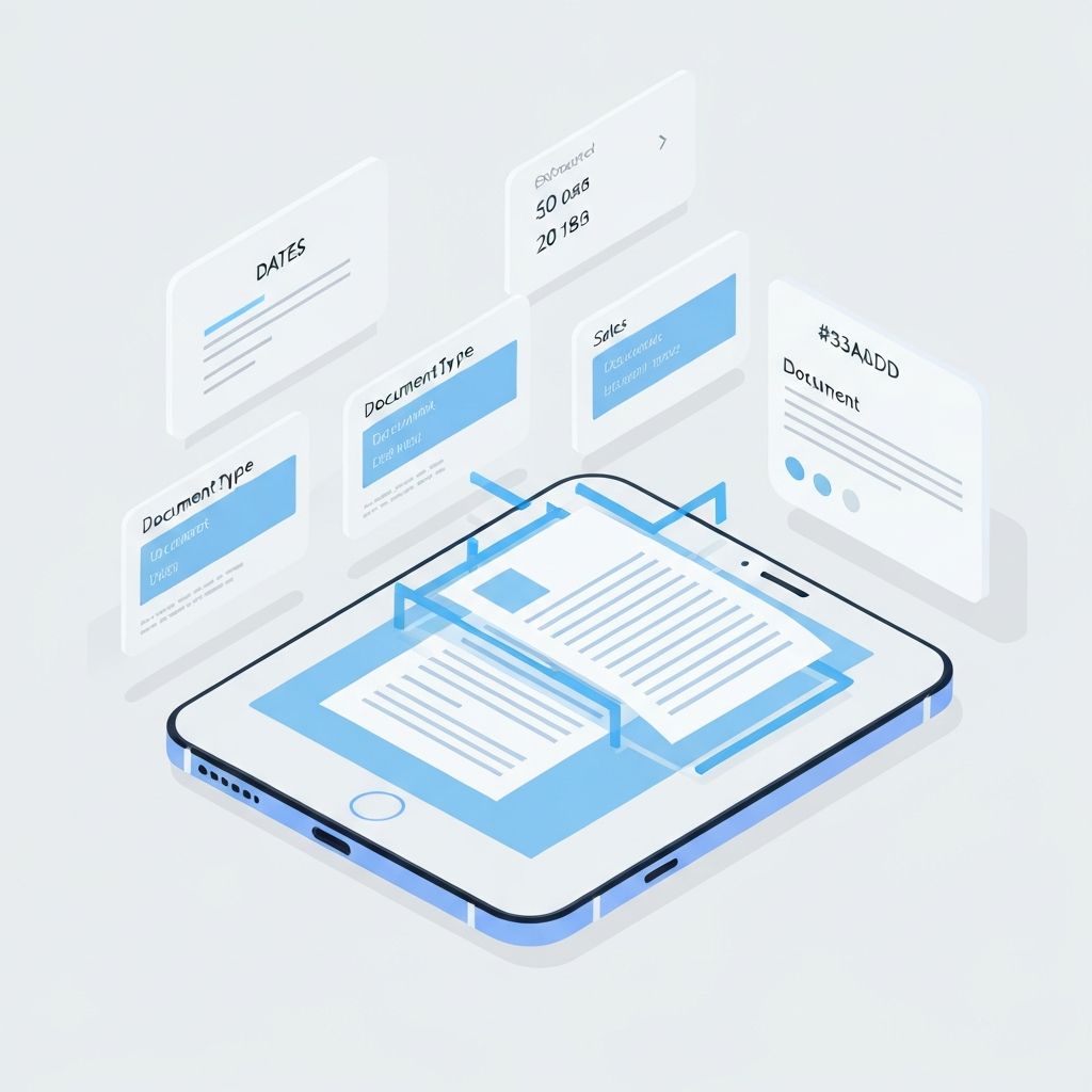 Lifey AI document scanning feature showing extracted data from a document